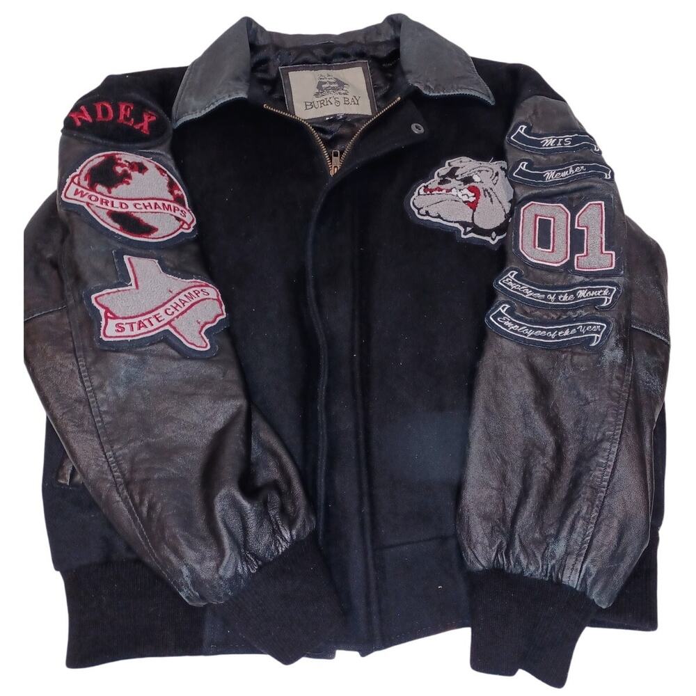 Vintage Leather Jacket Size Medium Pizzolato BBWCDF
